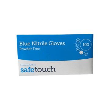 Picture of SAFE TOUCH PF Blue Nitrile L (10x100)