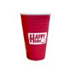 Picture of 16oz Embossed Happy Days PE DW Hot Cups  (20x25)