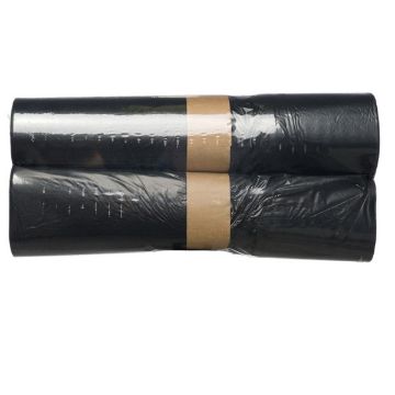 Picture of 38" x 42" Black Large compactor sack (4 x 25`s)