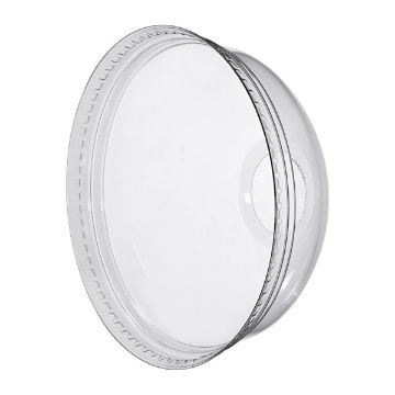 Picture of 95mm Clear Greenspirit rPET Dome Lid S/Slot (JC2) (16x50)