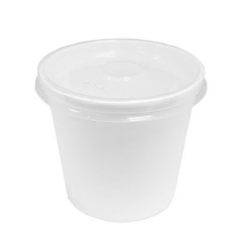 Picture of 4oz White Paper Portion Pot PE (PP1) (20x50)