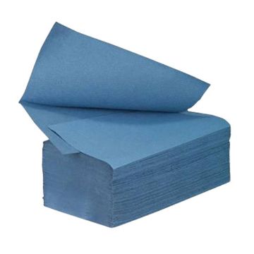 Picture of Logic8 1ply Blue Zfold - 205 x 240 - Recycled - 12 x 250's