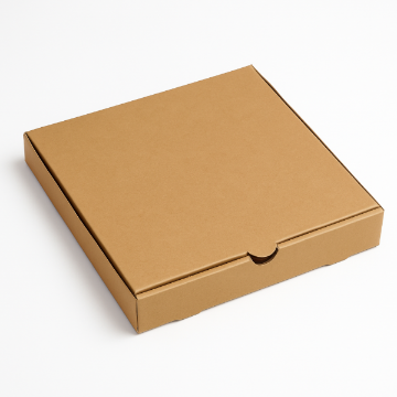 Picture of 10" Kraft Corrugated Pizza box (100)