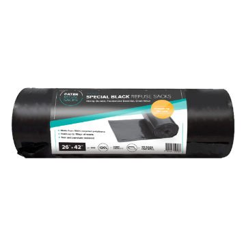 Picture of 26" x 42" Special black refuse sacks (8x25s)