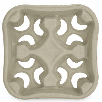 Picture of 4 Cup Greenspirit Carrier Pulp Tray - (4x55) (220's)
