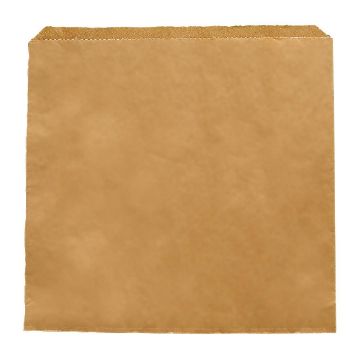 Picture of Vegware Compostable Paper Sandwich Bags Kraft - 7x7" (1000 pack)