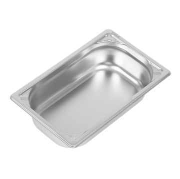 Picture of Vogue Heavy Duty Stainless Steel 1/4 Gastronorm Tray 65mm