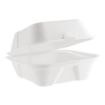 Picture of Vegware Compostable Bagasse Burger Boxes 152mm (500 pack)