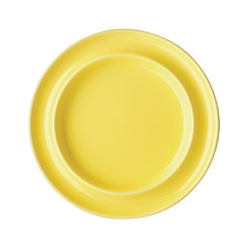 Picture of Olympia Heritage Raised Rim Plates Yellow 203mm (4 pack)