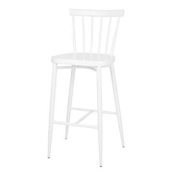 Picture of Bolero Windsor Aluminium White High Stools (2 Pack)