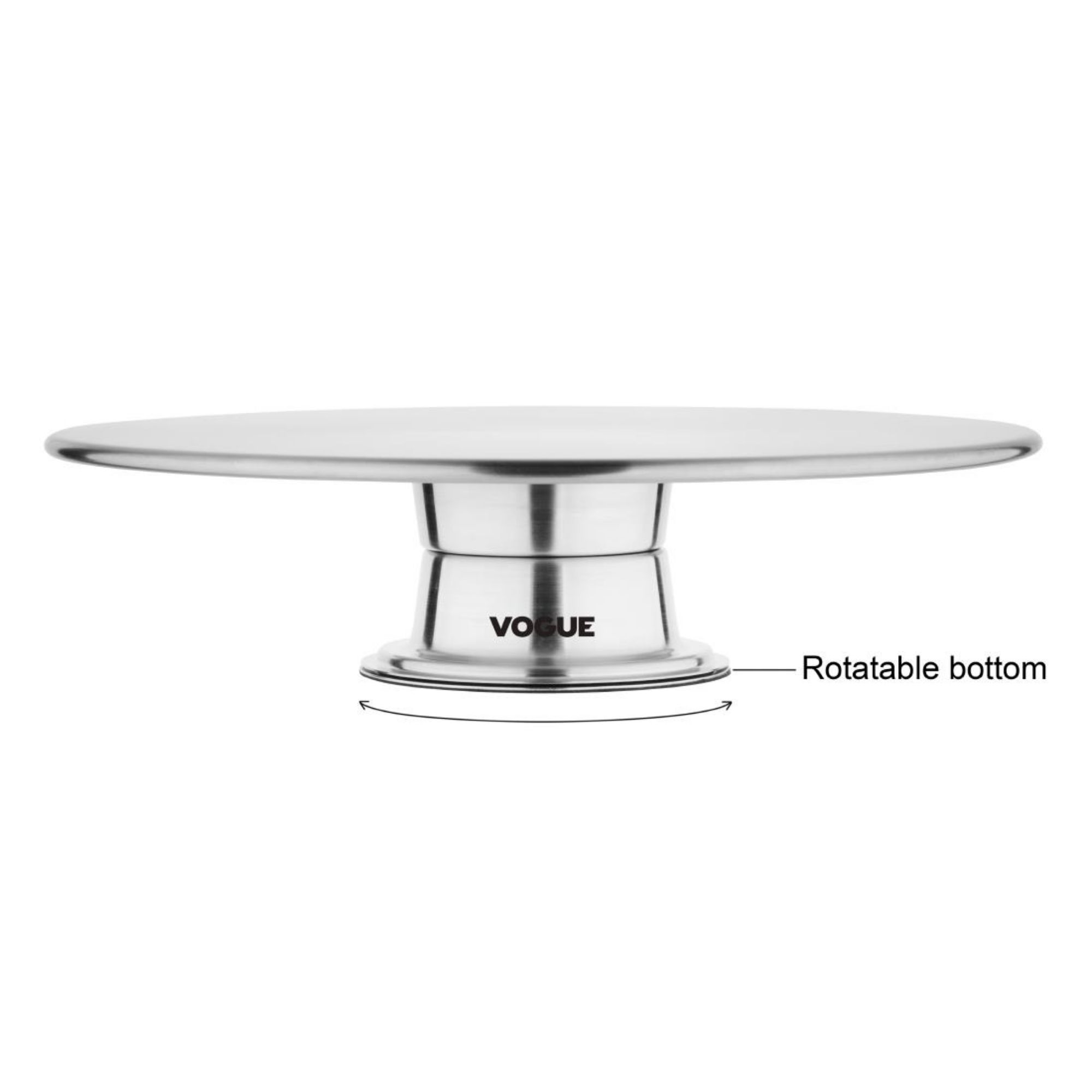 Picture of Vogue St/St Rotating Cake Stand 30cm