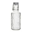 Picture of Olympia Geo Glass Water Bottle with Stopper 380ml (6 Pack)