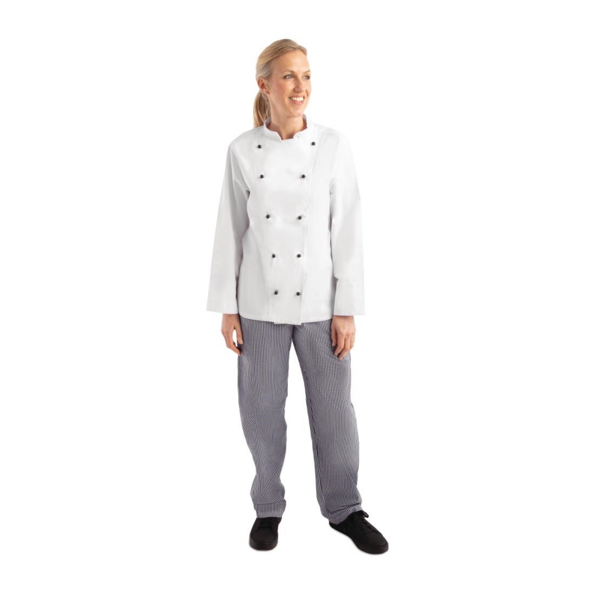 Picture of Whites Chicago Unisex Chef Jacket Long Sleeve White XS