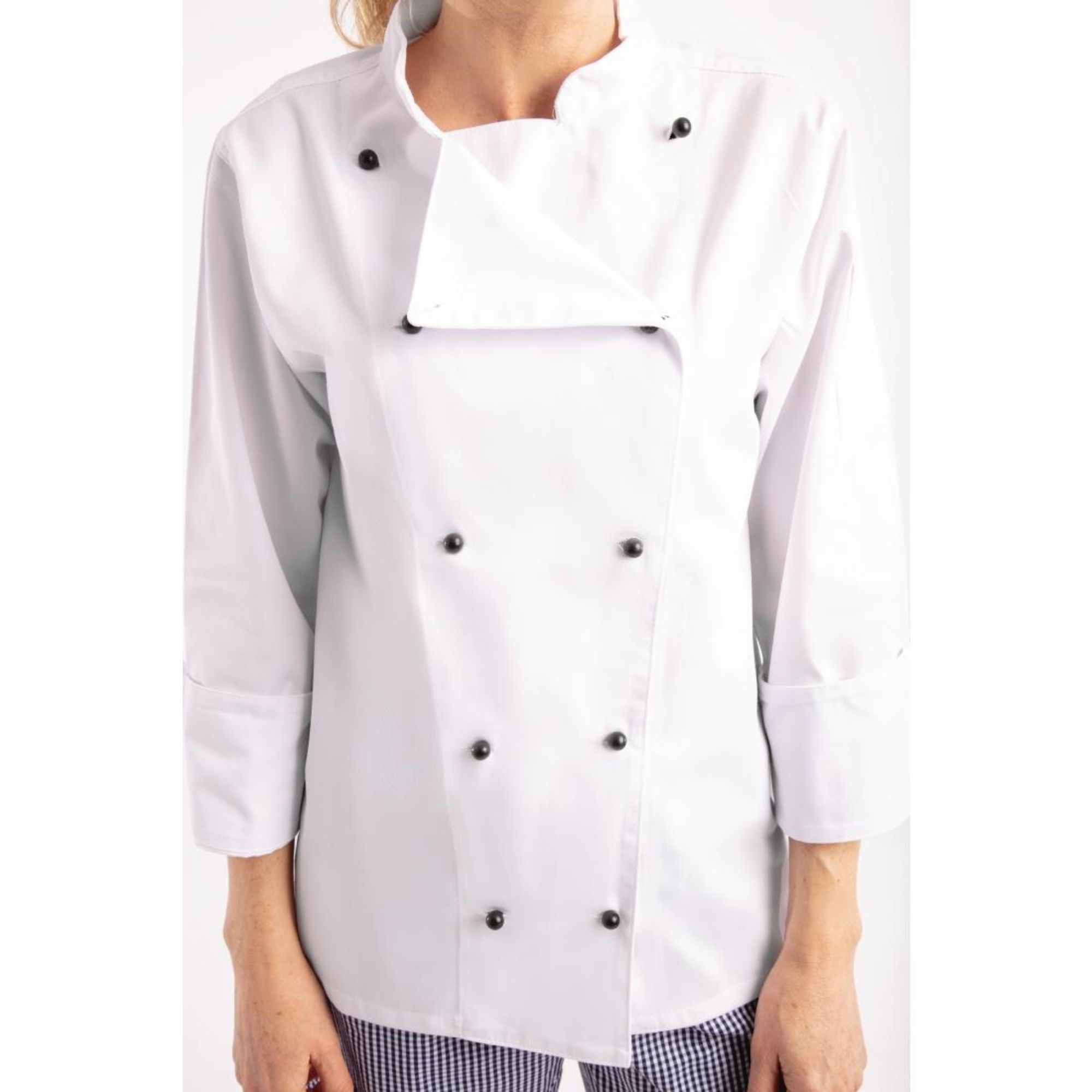 Picture of Whites Chicago Unisex Chef Jacket Long Sleeve White XS