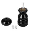 Picture of Olympia Salt Or Pepper Grinder Black Hevea Wood 125mm