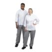Picture of Whites Unisex Vegas Chefs Trousers Black and White Check XS