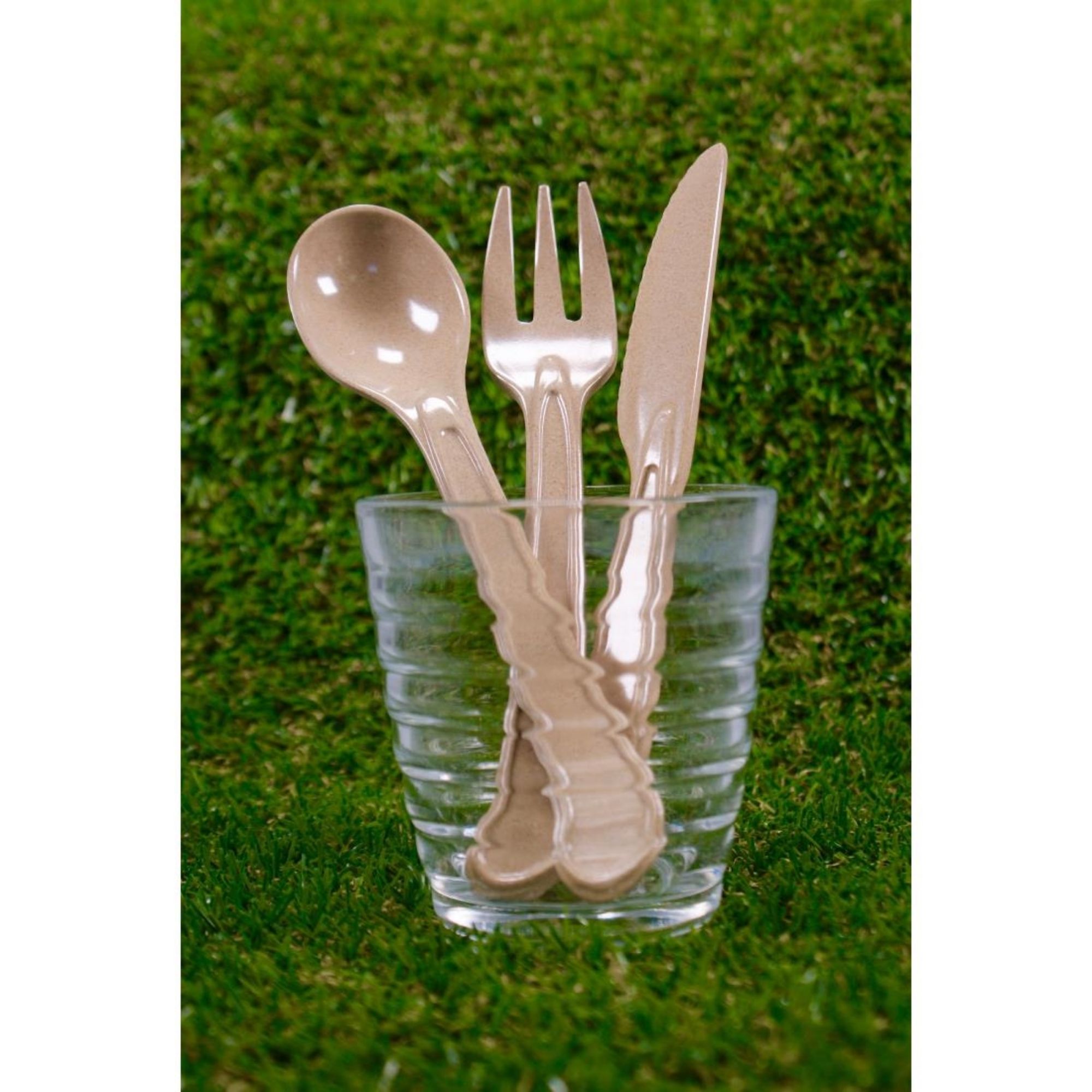 Picture of Reusable Rice Husk Cutlery Set