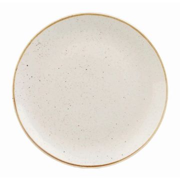 Picture of Churchill Stonecast Round Coupe Plate Barley White 185mm (12 Pack)