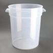 Picture of Vogue Polypropylene Round Food Storage Container 20Ltr