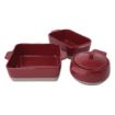 Picture of Olympia Red And Taupe Ceramic Roasting Dish