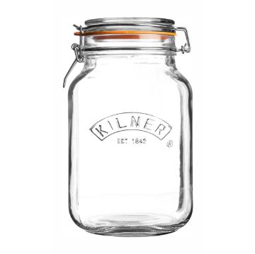Picture of Kilner Clip Top Square Jar 1500ml