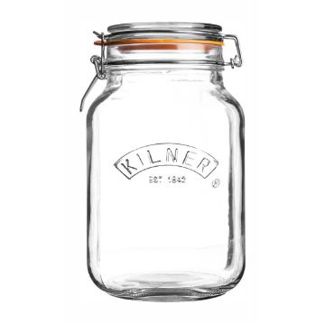 Picture of Kilner Clip Top Square Jar 2000ml