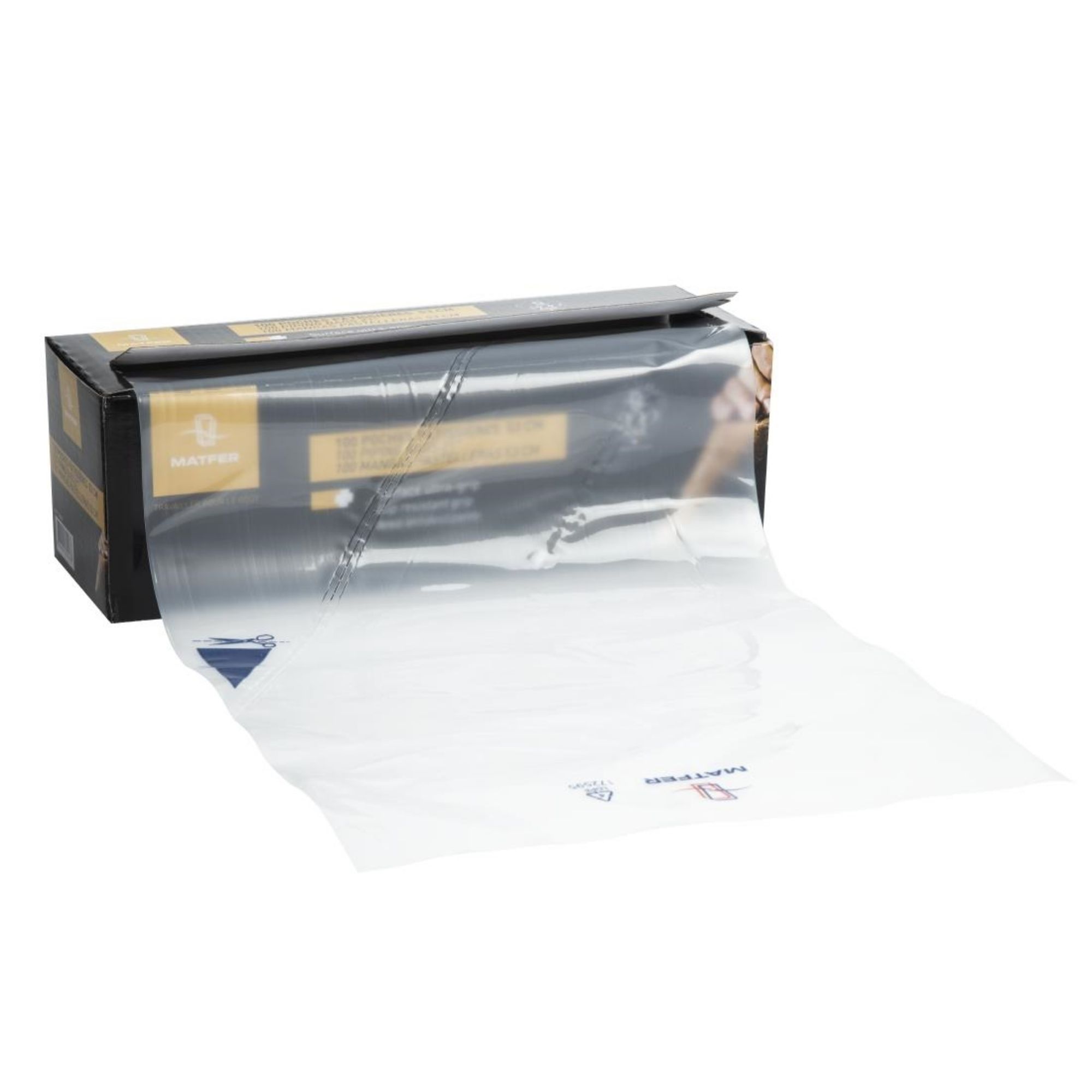 Picture of Matfer Bourgeat Disposable Piping Bags Clear (Roll of 100x530mm)