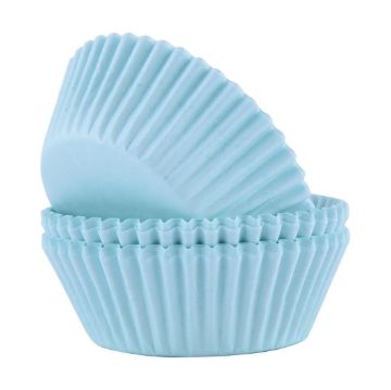 Picture of PME Block Colour Cupcake Cases Mint Green (60 Pack)