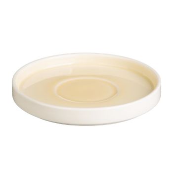Picture of Olympia Fondant Saucers Lemon 155mm (6 pack)