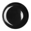 Picture of Olympia Cafe Coupe Plate Black - 200mm 8" (12 Pack)