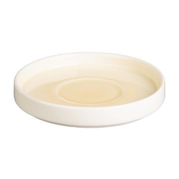 Picture of Olympia Fondant Saucers Lemon 136mm (6 pack)
