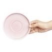 Picture of Olympia Fondant Saucers Pink 155mm (6 pack)