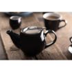 Picture of Olympia Cafe Aroma Mug Black - 230ml (6 pack)