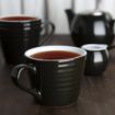 Picture of Olympia Cafe Aroma Mug Black - 230ml (6 pack)