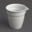 Picture of Olympia Whiteware Bistro Milk Jug White 100ml (12 pack)