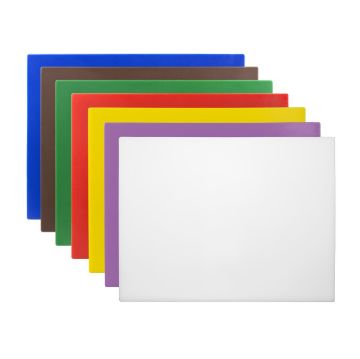 Picture of Hygiplas Low Density Chopping Board Set Large 600x450x10mm (7 pack)