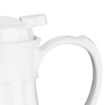 Picture of Olympia Insulated Swirl Jug White 1.2Ltr