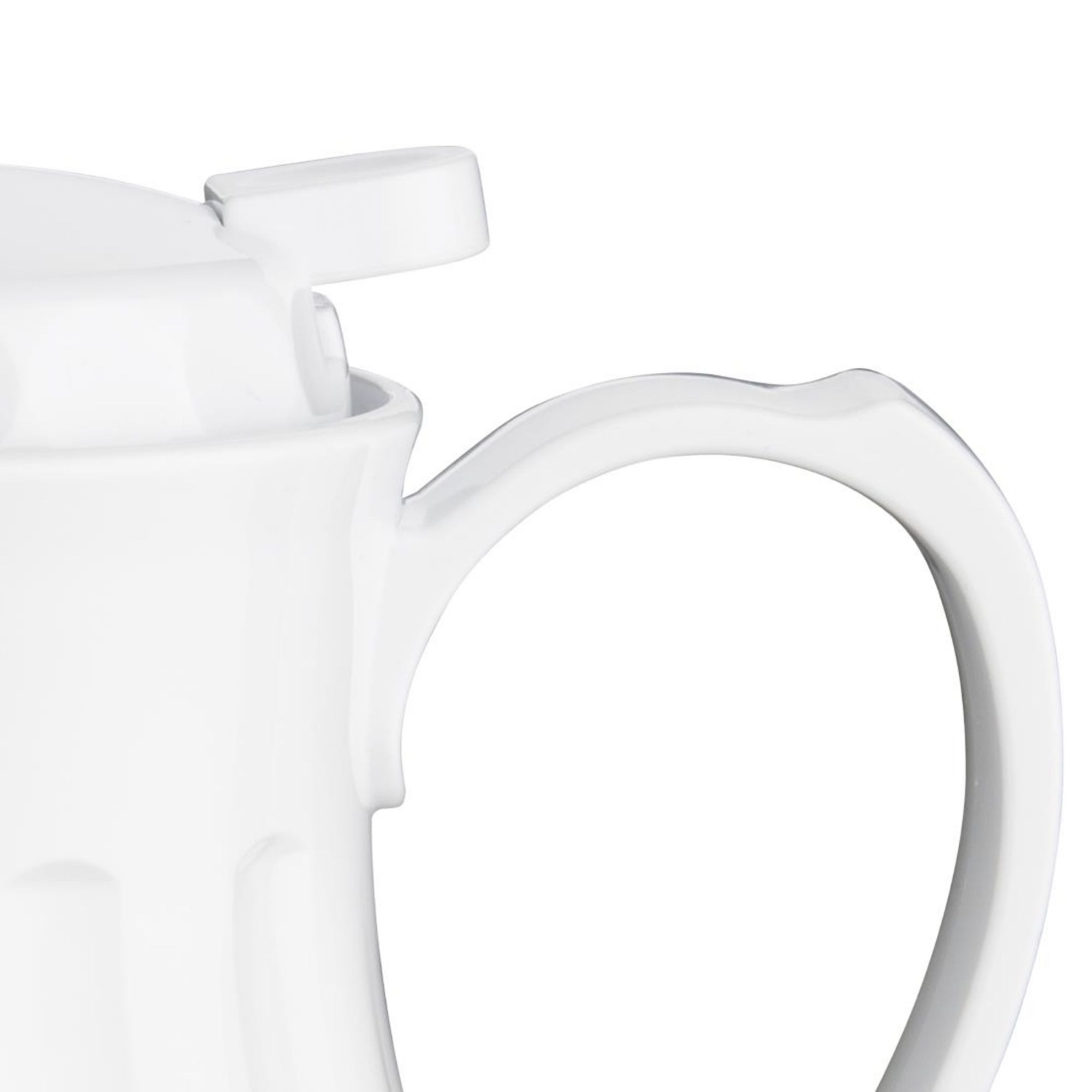 Picture of Olympia Insulated Swirl Jug White 1.2Ltr