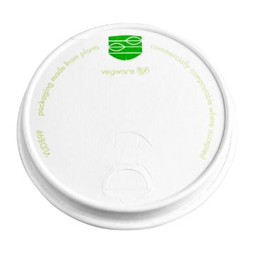 Picture of Vegware Compostable 89-Series Paper Hot Cup Lid (1000 pack)