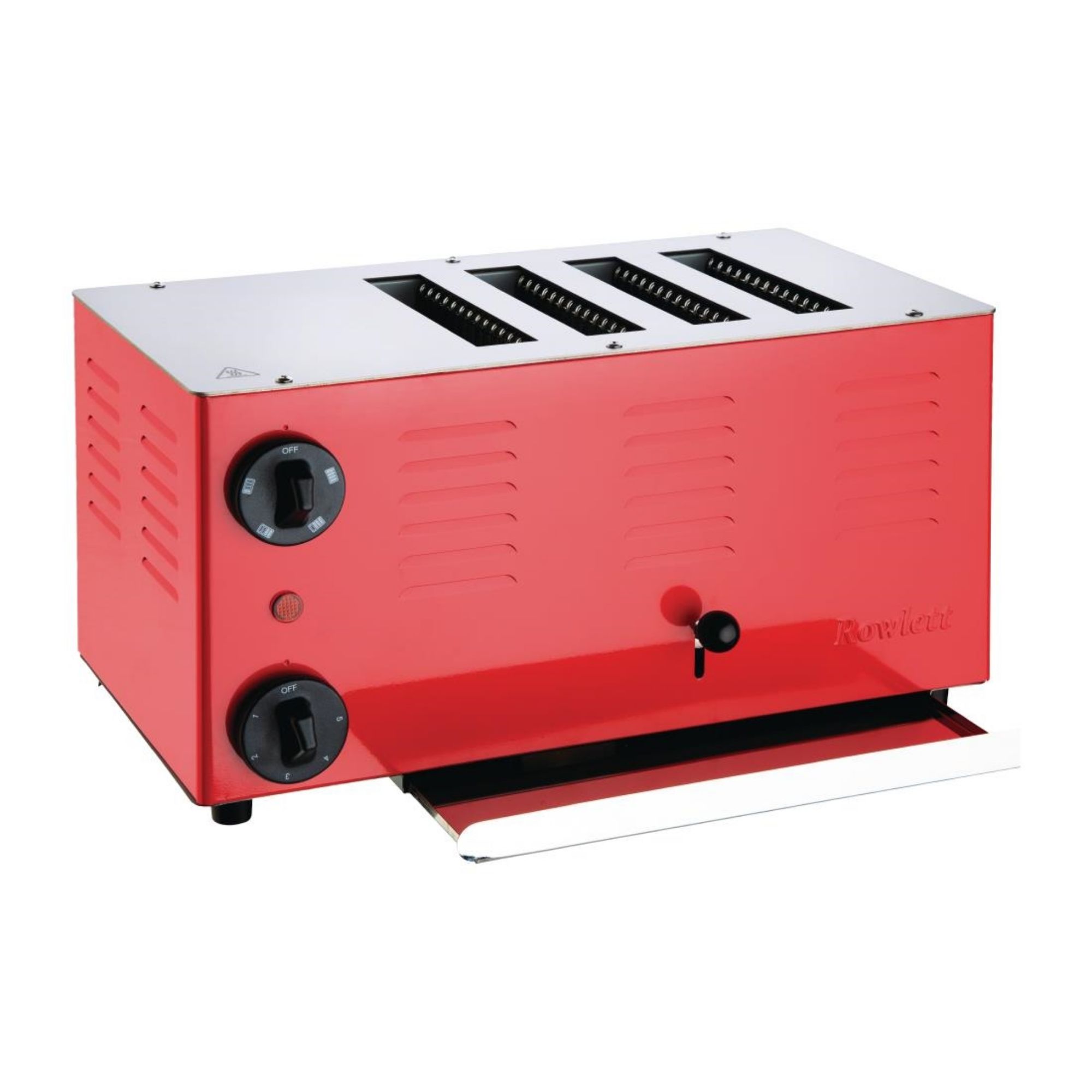 Picture of Rowlett Regent 4 Slot Toaster Traffic Red with 2x Additional Elements