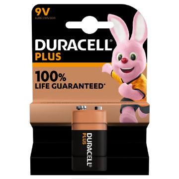 Picture of DuracellPlus 9V Battery (1 Pack)