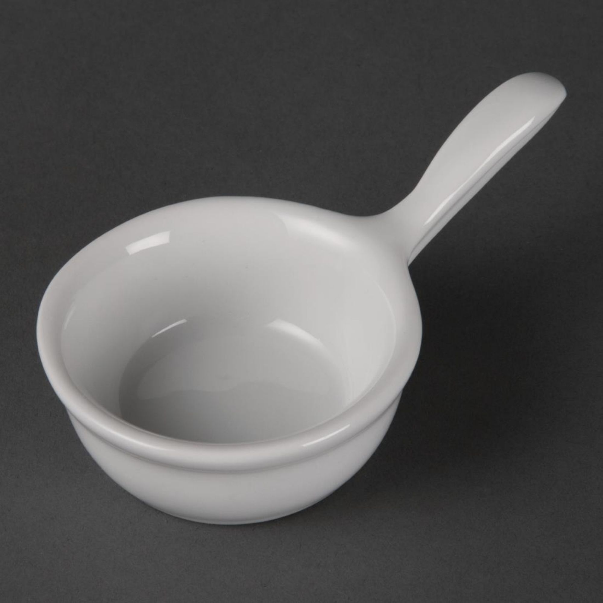 Picture of Olympia Whiteware Miniature Pan Shaped Bowls 35ml 1.2oz (12 pack)