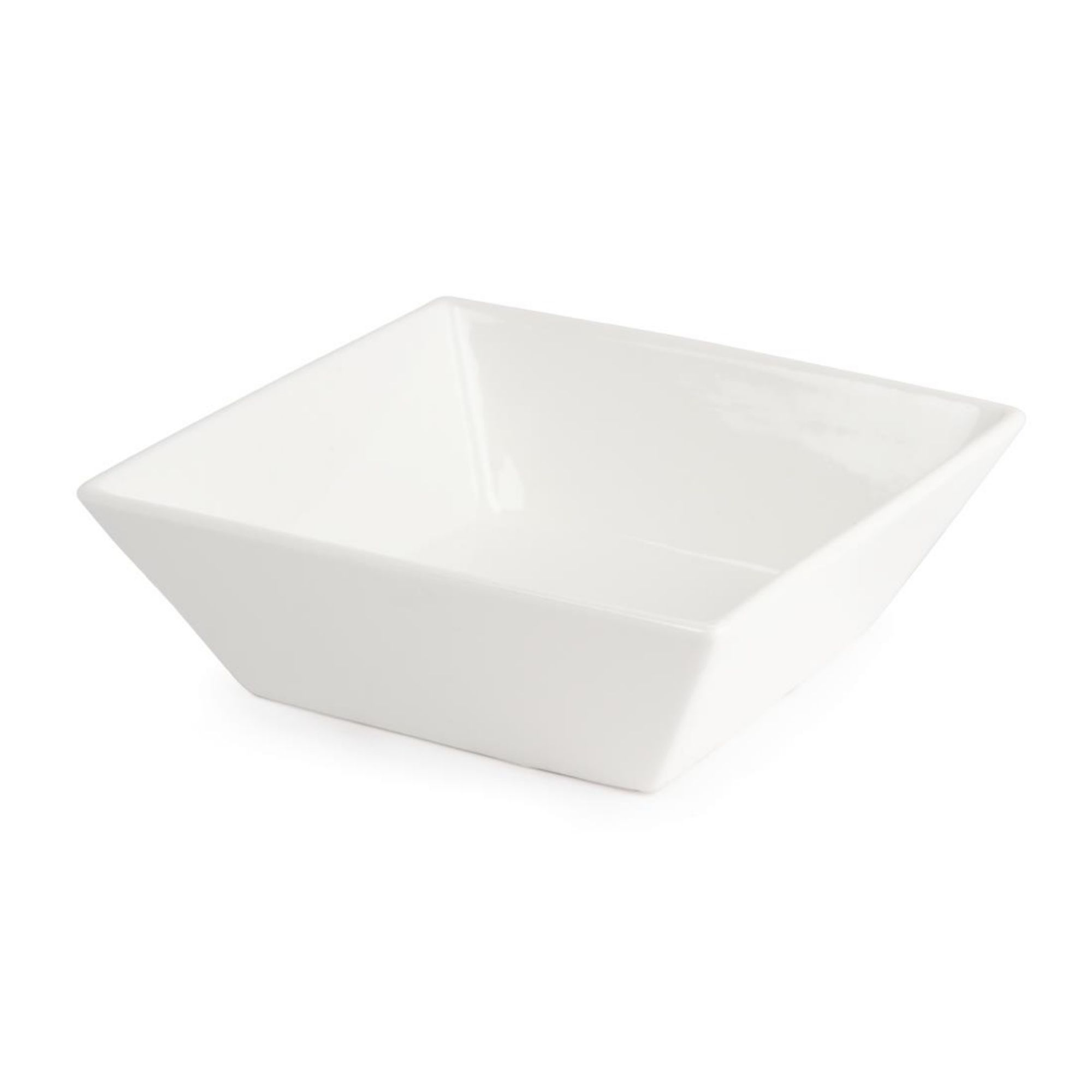 Picture of Olympia Lumina Square Bowls White 140mm (6 pack)
