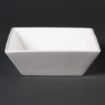 Picture of Olympia Lumina Square Bowls White 140mm (6 pack)