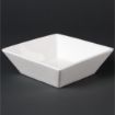 Picture of Olympia Lumina Square Bowls White 140mm (6 pack)