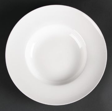 Picture of Olympia Lumina Pasta or Soup Bowls White 254mm (4 pack)