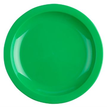 Picture of Olympia Kristallon Polypropylene Plates Green 174mm (12 pack)