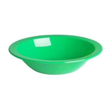 Picture of Olympia Kristallon Polypropylene Bowls Green 174mm (12 pack)