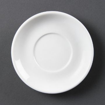 Picture of Olympia Whiteware Stacking Espresso Saucers (12 Pack)