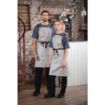 Picture of Southside Linen Blend Bib Apron Grey